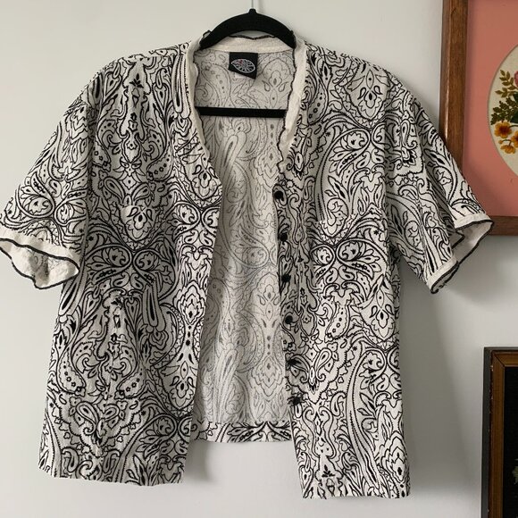 PRODUCE COMPANY | 100% Cotton button up shirt size Large - Picture 3 of 11